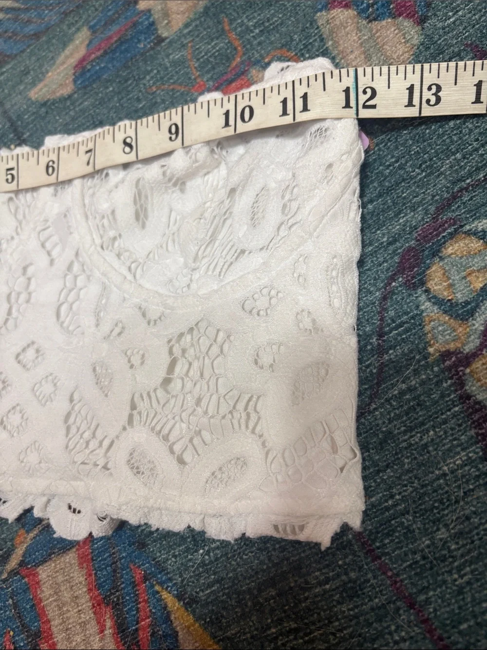 Free People Adella Corset Bra - White Lace S